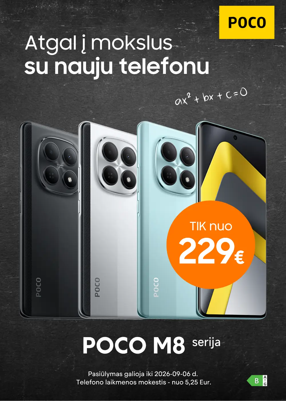 Poco M8 ir M8 Pro akcija, Mobili prekyba