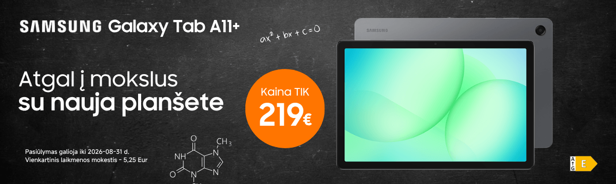 Samsung Galaxy Tab A11+ akcija, Mobili prekyba