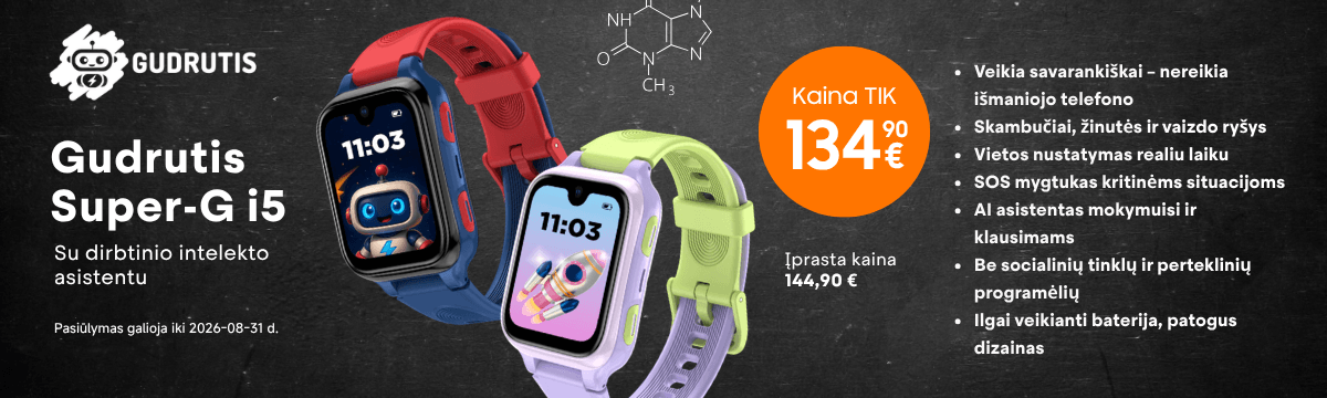 Gudrutis Super G i5 laikrodukas akcija, Mobili prekyba