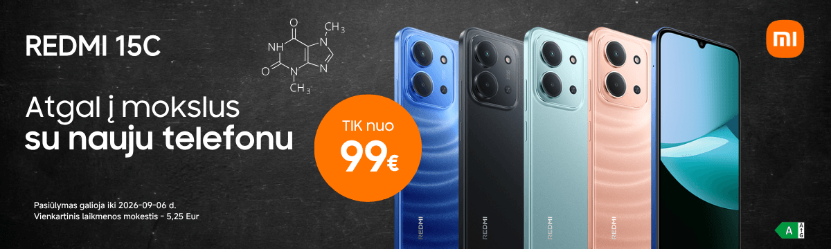 Xiaomi Redmi 15C akcija, Mobili prekyba