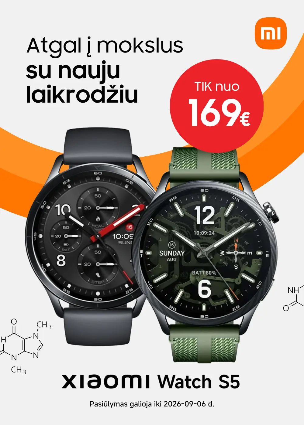 Xiaomi Watch S5 nuo 169 Eur, Mobili prekyba