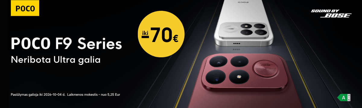 Poco F9 serija nuo 759 Eur, naujiena, Mobili prekyba