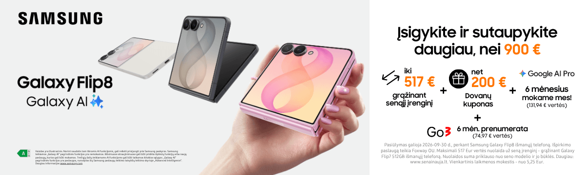 Samsung Galaxy Flip8 naujiena, Mobili prekyba