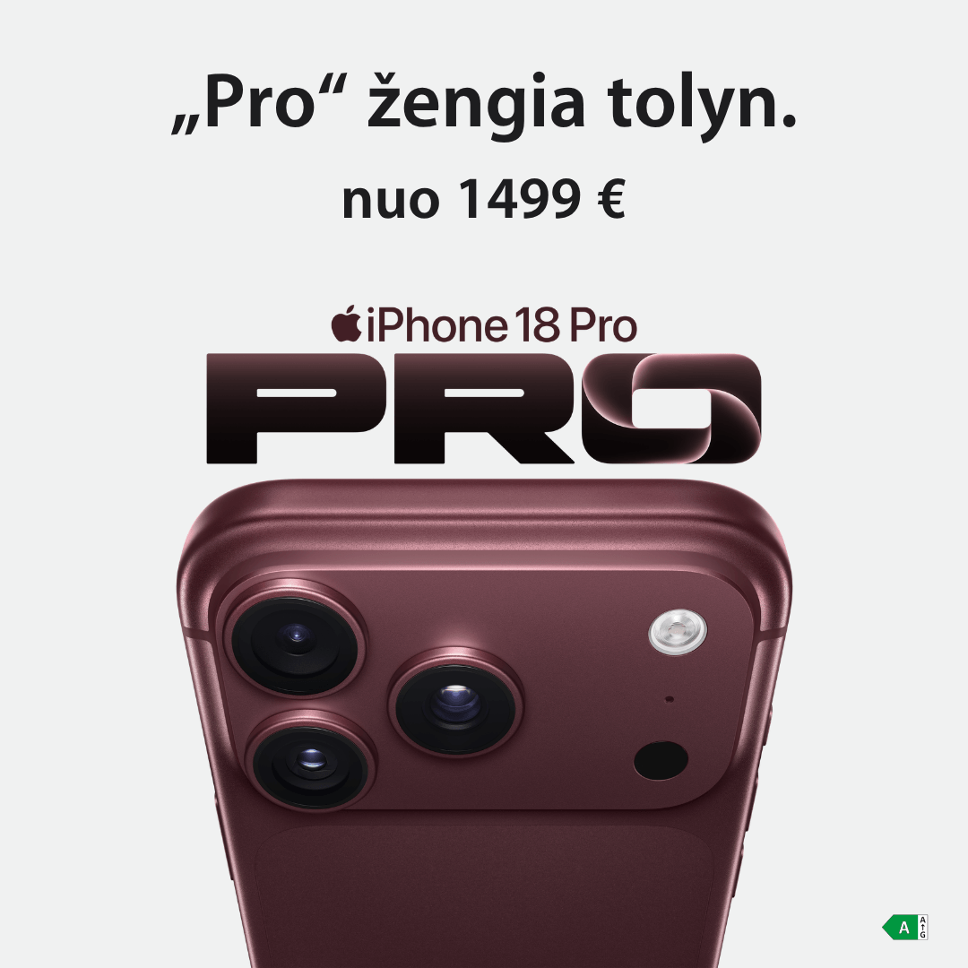 iPhone 18 Pro nuo 1499 Eur, Mobili prekyba