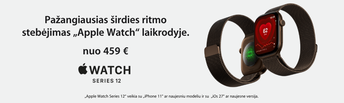 Apple Watch Series 12 - nuo 459 Eur, Mobili prekyba