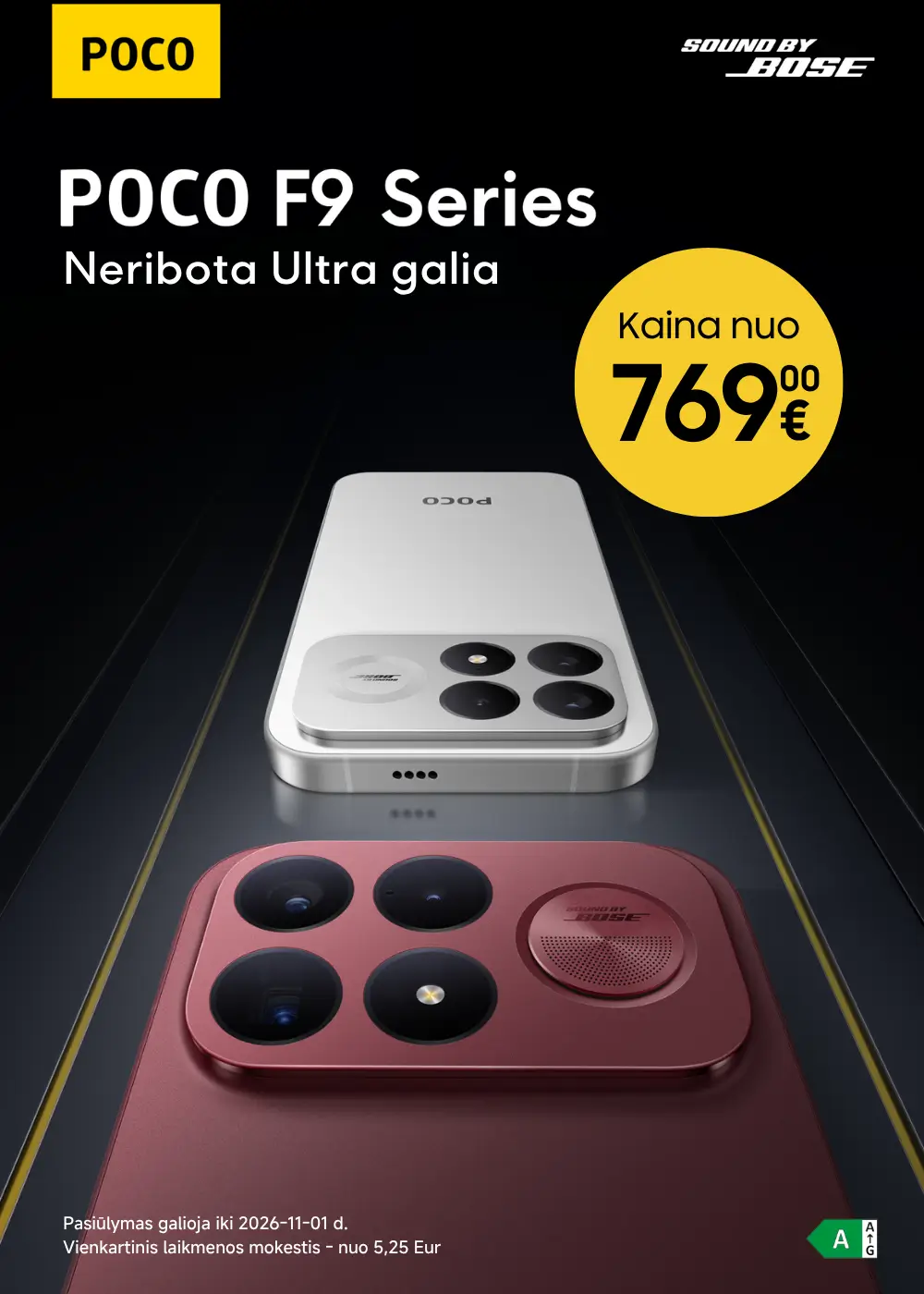 Poco F9 serija nuo 769 Eur, naujiena, Mobili prekyba